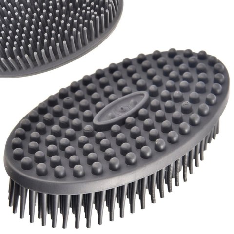 Szczotka Silikonowa 2W1 do Naczyń i Masażu Ciała Elastyczna 12 cm ORION