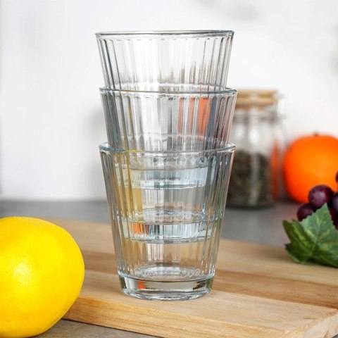 Szklanki Zestaw 3 szt. 220 ml EXCELLENT HOUSEWARE Szklane Zdobione