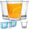 Szklanki Zestaw 3 szt. 220 ml EXCELLENT HOUSEWARE Szklane Zdobione