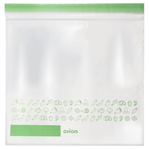 Woreczki Strunowe do Żywności 25 szt. ORION 25 x 24 cm z Miejscem na Opis