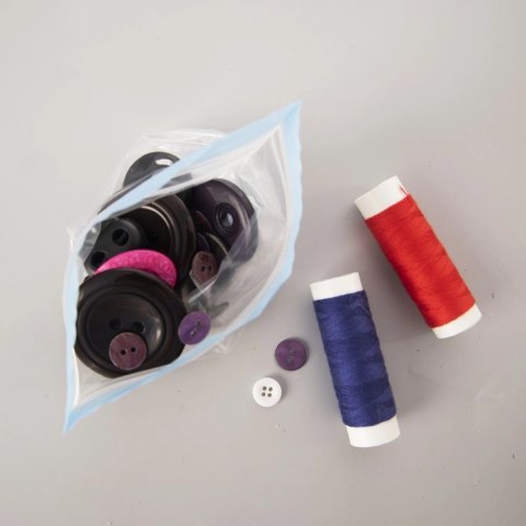 Woreczki Strunowe do Żywności 25 szt. ORION 20 x 12 cm z Miejscem na Opis