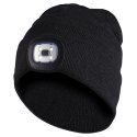 Czapka z latarką beanie czarna