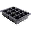 Forma do Kostek Lodu EXCELLENT Silikonowa 19,5 x 14 cm Kwadrat 12 szt.