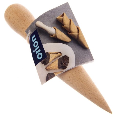 Forma do Rożków ORION Drewniana Bukowa 18 cm do Lodów i Wafli