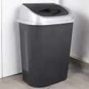 Kosz na Śmieci do Kuchni Plastikowy Czarny Uniwersalny VILDE 50 l