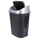 Kosz na Śmieci do Kuchni Plastikowy Czarny Uniwersalny VILDE 50 l
