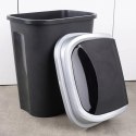 Kosz na Śmieci do Kuchni Plastikowy Czarny Uniwersalny VILDE 50 l