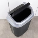 Kosz na Śmieci do Kuchni Plastikowy Czarny Uniwersalny VILDE 50 l