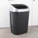 Kosz na Śmieci do Kuchni Plastikowy Czarny Uniwersalny VILDE 50 l