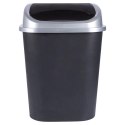 Kosz na Śmieci do Kuchni Plastikowy Czarny Uniwersalny VILDE 50 l