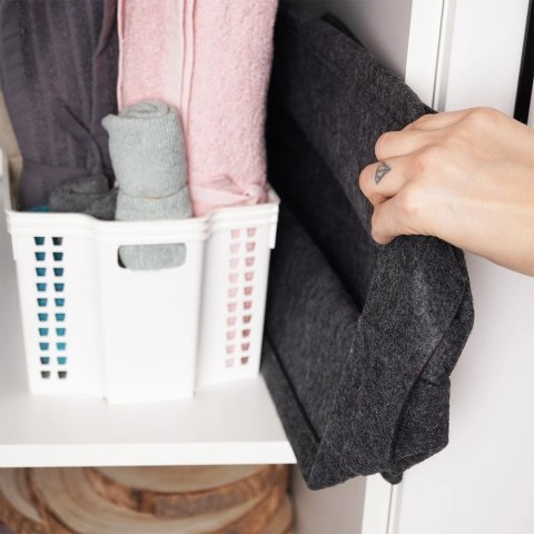 Koszyk do Przechowywania Filcowy Składany Czarny 36 x 27 x 20 STORAGE