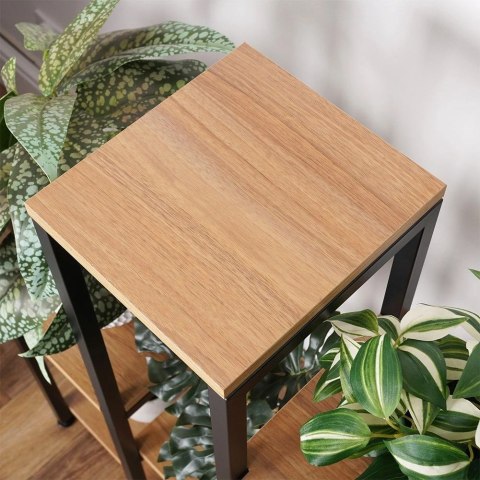 Kwietnik Stojak na Kwiaty 6-Poziomowy Kaskada Metalowy Loft VILDE 80 cm