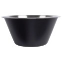 Miska Kuchenna do Surówek Sałatek Przekąsek Stalowa Czarna VILDE 22 cm, 2 l