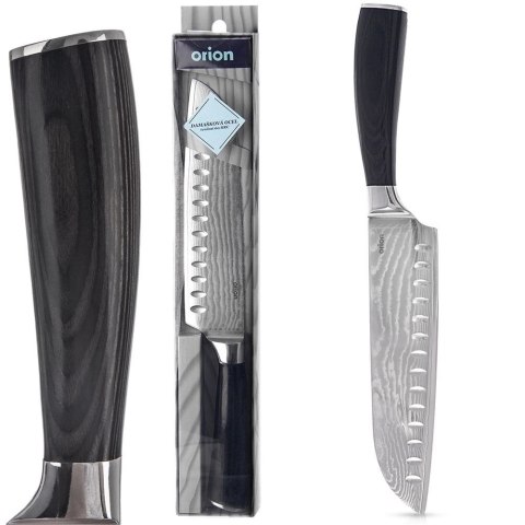 Nóż Santoku stalowy DAMASCUS 31 cm Nóż Santoku stalowy DAMASCUS 31 cm