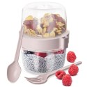 Kubek Pojemnik na Jogurt Musli Lunchbo x 370 ml ORION z Łyżeczką 13,5 cm