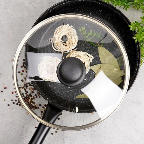 Pokrywka Szklana Żaroodporna Odpowietrznik 24 cm VILDE Zmywarka