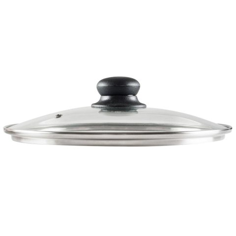 Pokrywka Szklana Żaroodporna Odpowietrznik 24 cm VILDE Zmywarka