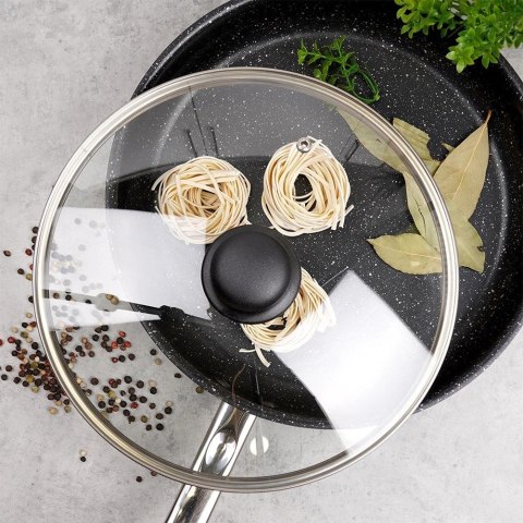 Pokrywka Szklana Żaroodporna Odpowietrznik 26 cm VILDE Zmywarka