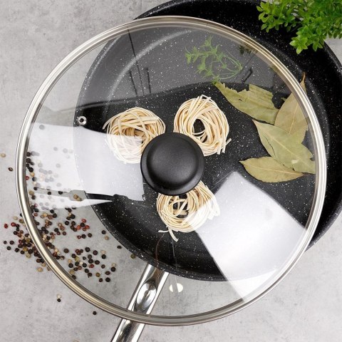 Pokrywka Szklana Żaroodporna Odpowietrznik 30 cm VILDE Zmywarka