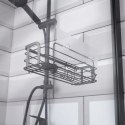 Półka Pod Prysznic Metalowa Czarna Przyklejana LOFT 295 cm VILDE