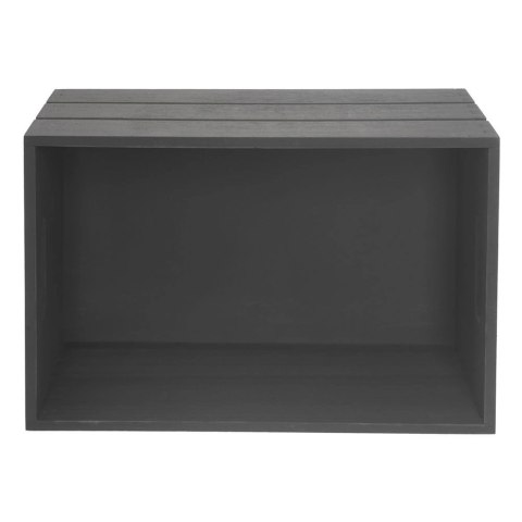 Skrzynka Drewniana Czarna Ozdobna do Przechowywania 26 x 16 cm ORION