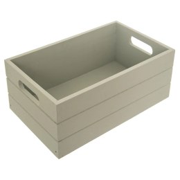 Skrzynka Drewniana Zielona Duża Ozdobna Przechowywanie 31 x 21 cm ORION