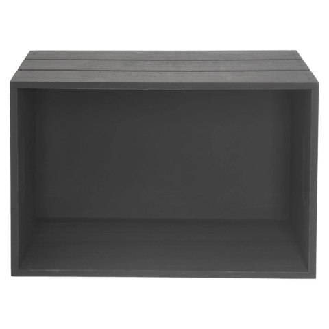 Skrzynka Drewniana Czarna Duża Przechowywanie 31 x 21 x 13 cm ORION
