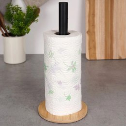 Stojak na Ręcznik Papierowy Metalowy Czarny Uniwersalny VILDE 32,5 x 15 cm