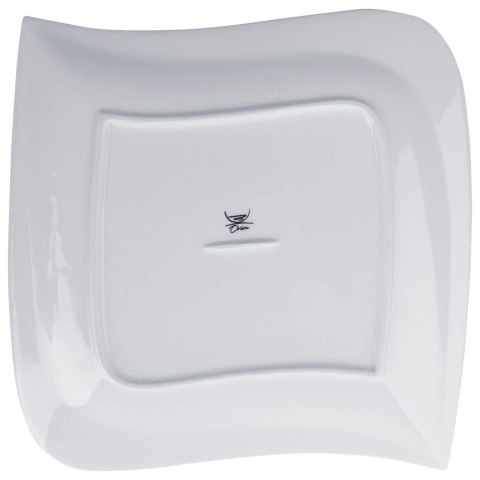 Talerz Deserowy Porcelanowy Dekoracyjny Ozdobny Elegancki ORION 21,5x21,5cm