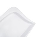 Talerz do Serwowania Podawania Porcelanowy Biały Ozdobny ORION 28x18 cm