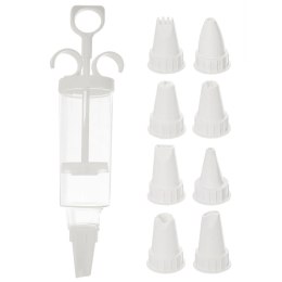 Dekorator do Ciast ORION 10 el. Strzykawka z Końcówkami do Tortów i Muffin