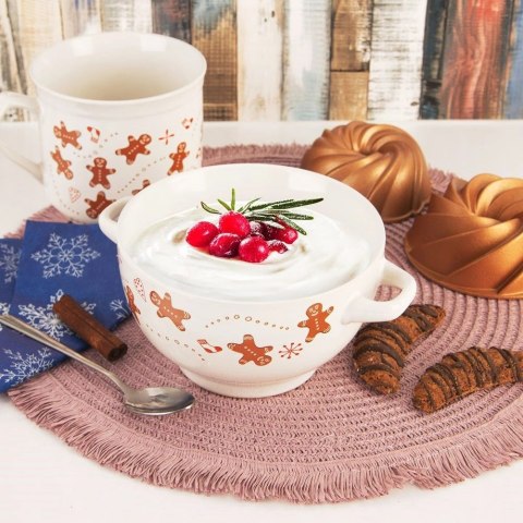 Bulionówka 750 ml Ceramika z Uchwytami do Zmywarki i Mikrofali ORION