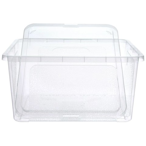 Pojemnik do Przechowywania z Pokrywką 20 L VILDE Organizer 40 x 33 x 20 cm