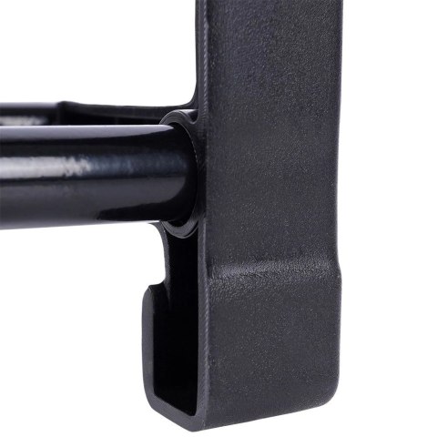 Regał na Buty 4-Piętrowy Poziomowy Metalowy na 8-12 Par Butów ORION Czarny