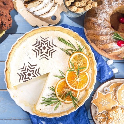 Szablony do Kawy i Deserów Świąteczne 6 el. na Boże Narodzenie ORION