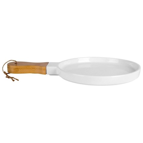 Talerz do serwowania porcelanowy TERRESTRIAL 34,5x21,5 cm Talerz do serwowania porcelanowy TERRESTRIAL 34,5x21,5 cm
