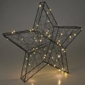 Gwiazda świecąca czarna 60 LED 50 cm