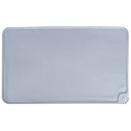 Mata pod Miskę dla Psa Silikonowa Szara 47,5 x 29,5 cm Antypoślizgowa VILDE