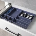 Organizer do Szuflady Modułowy 8 szt Akcesoria Biurowe VILDE Grafitowy