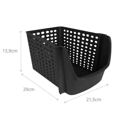 Pojemnik na Warzywa Owoce Piętrowany VILDE z Wentylacją 29 x 21 x 16 cm