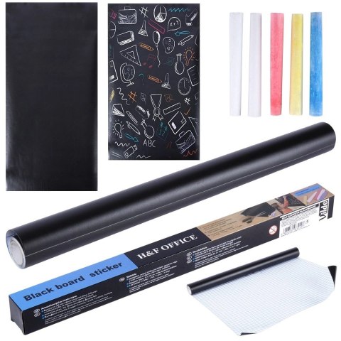 Tablica Kredowa Samoprzylepna 45 x 200 cm VILDE Możliwość Docięcia