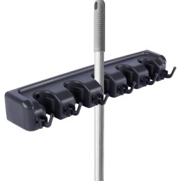 Wieszak na Mopa Ścienny VILDE 5 Automatycznych Uchwytów 41 cm
