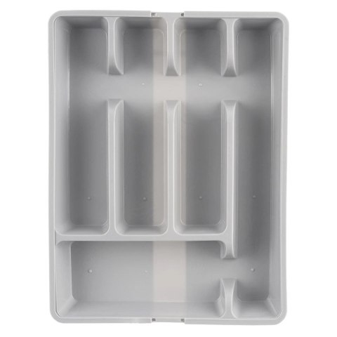 Wkład na Sztućce do Szuflady ORION Szary Rozsuwany 27,5-44 cm