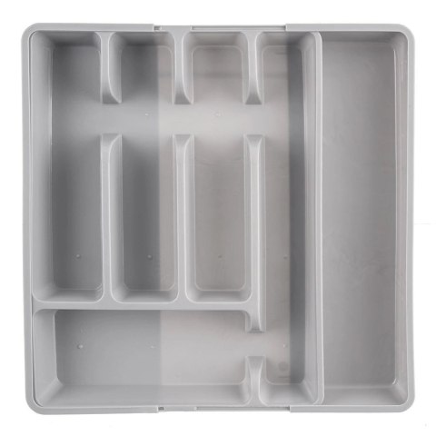 Wkład na Sztućce do Szuflady ORION Szary Rozsuwany 27,5-44 cm