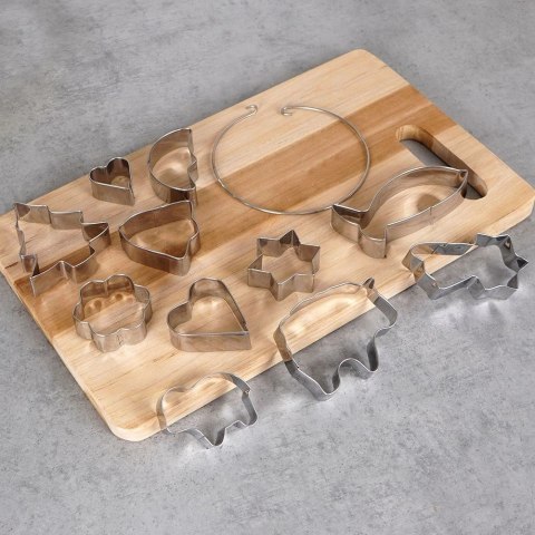 Wykrawacze do Ciastek 10 el. LA CUCINA Aluminiowe Boże Narodzenie