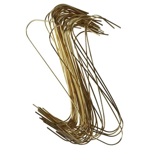 Zawieszki Haczyki 150 szt. VILDE Metalowe Złote na Bombki 4/6 cm