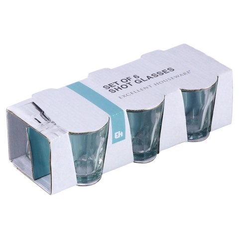 Kieliszki do Wódki EXCELLENT Szklane 6 szt. 40 ml Klasyczne do Shotów