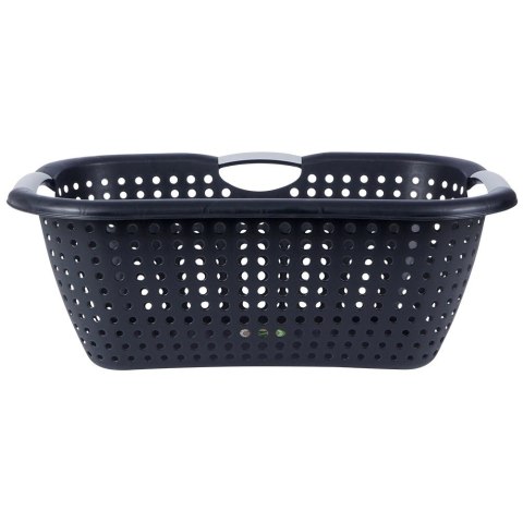 Kosz na Pranie Plastikowy Czarny 26 L VILDE Wytrzymały i Pojemny