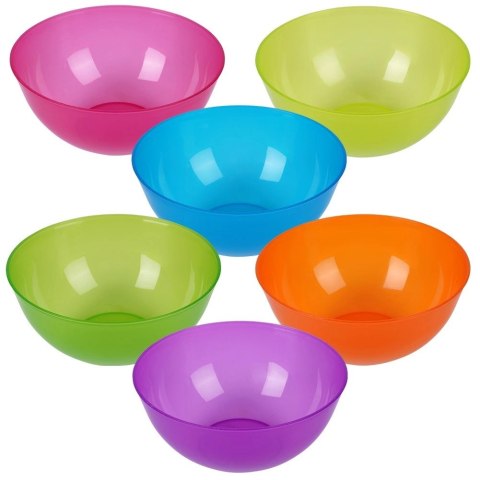 Miseczki 13 cm 450 ml Tworzywo 6 szt do Zmywarki EXCELLENT HOUSEWARE