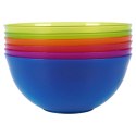 Miseczki 13 cm 450 ml Tworzywo 6 szt do Zmywarki EXCELLENT HOUSEWARE